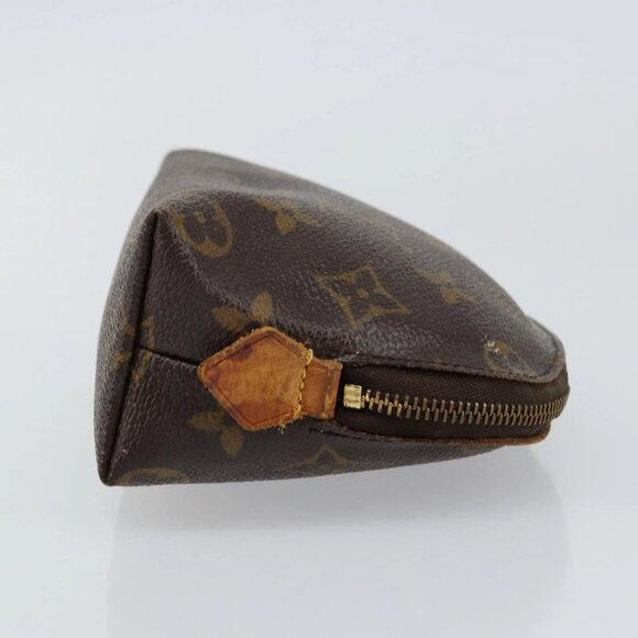 LOUIS VUITTON Monogram Pochette Cosmetic PM Cosmetic Pouch M47515 LV Auth 148054 - Picture 6 of 16
